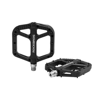 Pedales de Plataforma ROCKBROS 2018-12A para Bicicleta – Pedales Antideslizantes para MTB, Ruta y Ciclismo Urbano